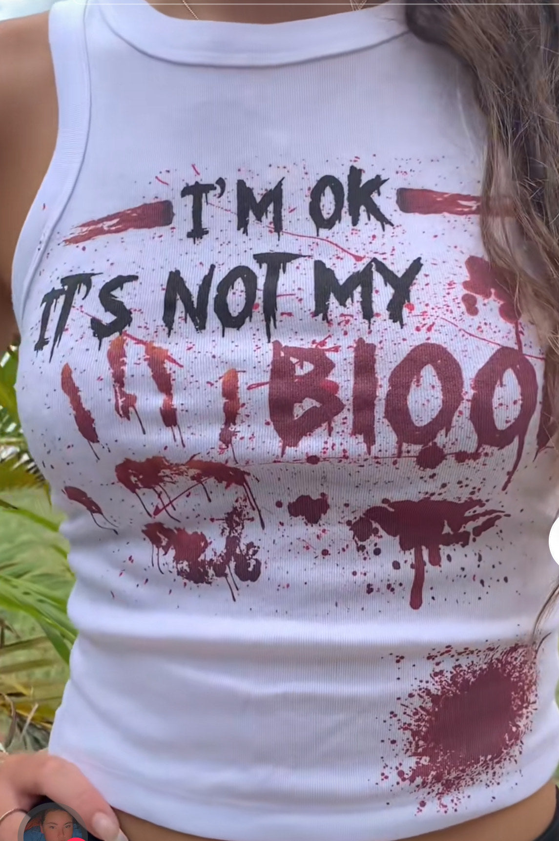 It's okay it's not my blood