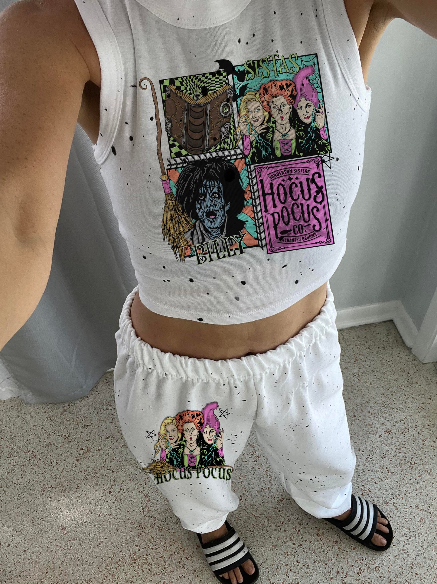 Hocus Pocus Crop Tank and Sweatpants